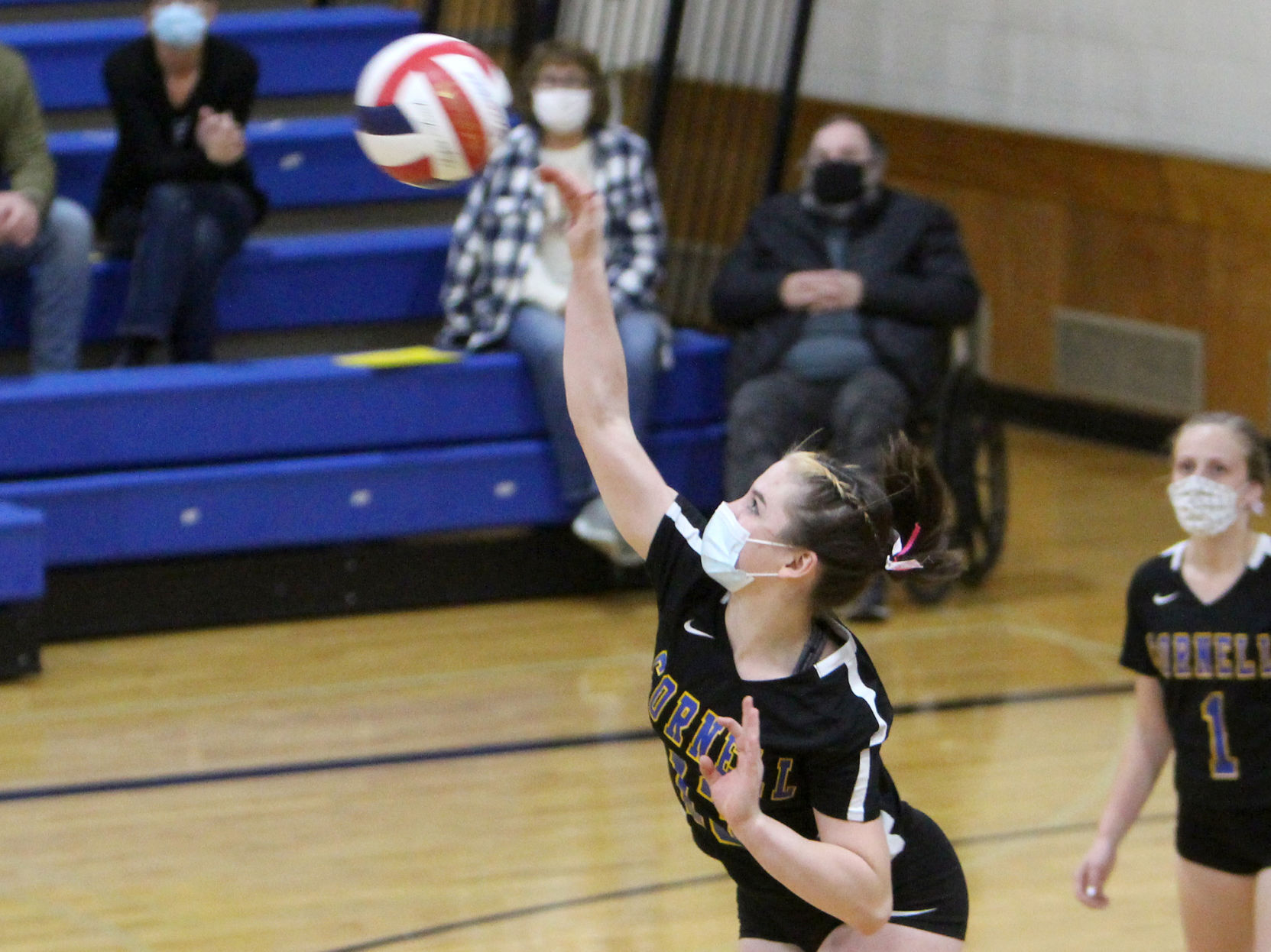 Lake Holcombe at Cornell volleyball 10-15-20
